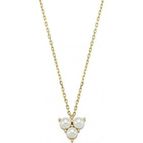 Sembol Gold 0.5 cm İncili Cemre 14 Ayar Altın Kolye