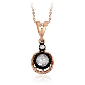 Sembol Gold 0.50 Karat Elmas Tektaş Kolye