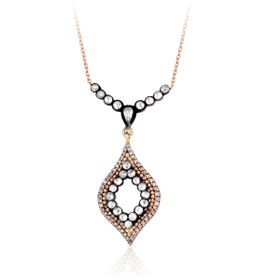 Sembol Gold 0.65 Karat Elmas Kolye