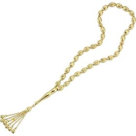 Sembol Gold 14 Ayar 22 cm Altın Siens Tesbih