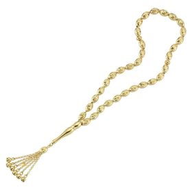 Sembol Gold 14 Ayar 22 cm Altın Siens Tesbih