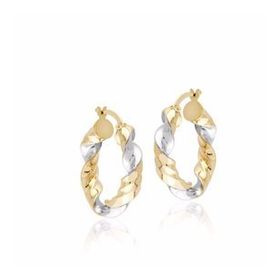Sembol Gold 14 Ayar 2,5 cm Burma Altın Halka Küpe