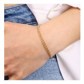 Sembol Gold 14 Ayar 3 mm Nonna Altın Bileklik