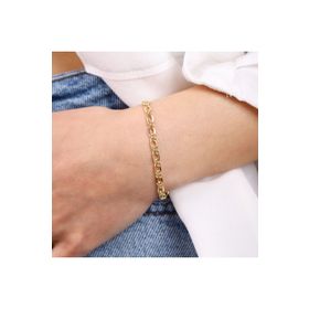 Sembol Gold 14 Ayar 4 mm Kuş Gözü Altın Bileklik