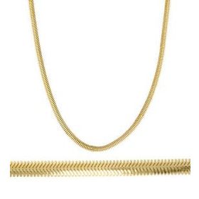 Sembol Gold 14 Ayar 55 cm Altın Balıksırtı Zincir