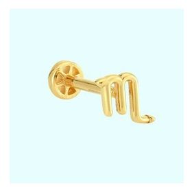 Sembol Gold 14 Ayar Akrep Burcu Altın Tragus Piercing
