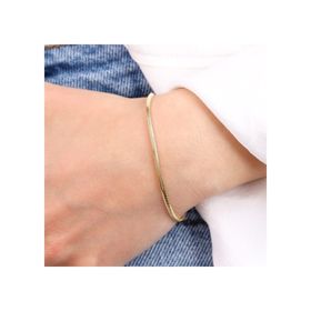 Sembol Gold 14 Ayar Altın 2 mm Balık Sırtı Bileklik