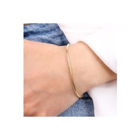 Sembol Gold 14 Ayar Altın 2 mm Balık Sırtı Bileklik