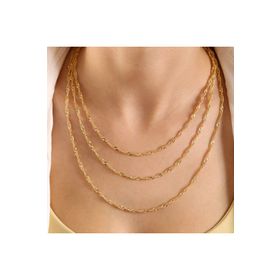 Sembol Gold 14 Ayar Altın 45 cm 3.0 mm Singapur Zincir