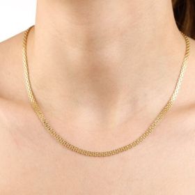 Sembol Gold 14 Ayar Altın 45 cm Bismark Zincir