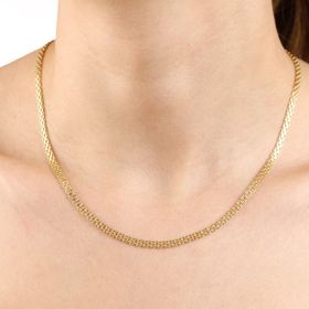Sembol Gold 14 Ayar Altın 45 cm Bismark Zincir