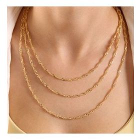 Sembol Gold 14 Ayar Altın 50 cm 3.0 mm Singapur Zincir