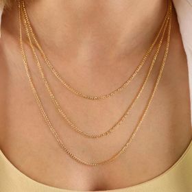 Sembol Gold 14 Ayar Altın 55 cm 2.0 mm Gurmet Zincir