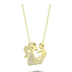 Sembol Gold 14 Ayar Altın Anne Bebek Kolye