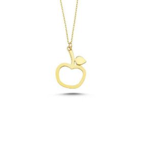 Sembol Gold 14 Ayar Altın Apple Figürlü Kolye