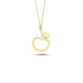 Sembol Gold 14 Ayar Altın Apple Figürlü Kolye