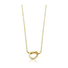 Sembol Gold 14 Ayar Altın Aşk Düğümü Kolye