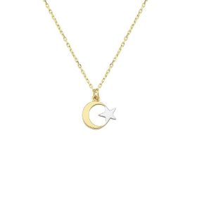 Sembol Gold 14 Ayar Altın Ayyıldız Kolye