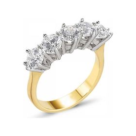 Sembol Gold 14 Ayar Altın Beştaşlı 4.90 gr Yüzük