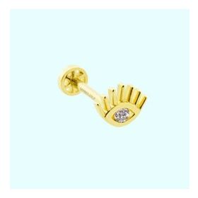 Sembol Gold 14 Ayar Altın Göz Tragus Piercing
