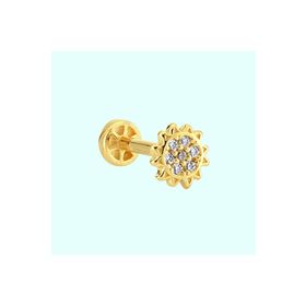 Sembol Gold 14 Ayar Altın Güneş Tragus Piercing