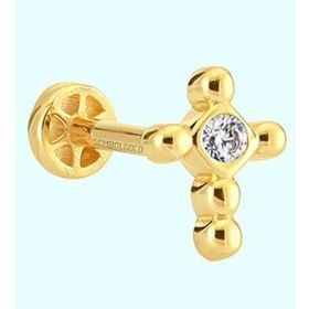 Sembol Gold 14 Ayar Altın Hac Tragus Piercing