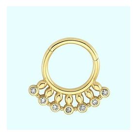 Sembol Gold 14 Ayar Altın Halka Piercing
