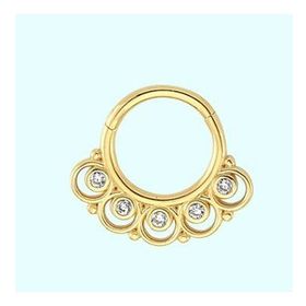 Sembol Gold 14 Ayar Altın Halka Piercing