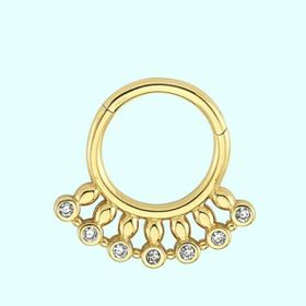 Sembol Gold 14 Ayar Altın Halka Piercing