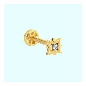 Sembol Gold 14 Ayar Altın Pusula Tragus Piercing