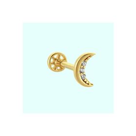 Sembol Gold 14 Ayar Altın Tragus Piercing