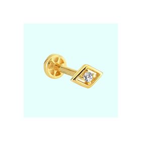 Sembol Gold 14 Ayar Altın Üçgen Tragus Piercing