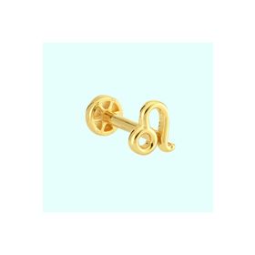 Sembol Gold 14 Ayar Aslan Burcu Altın Tragus Piercing