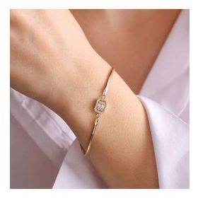 Sembol Gold 14 Ayar Balık Sırtı Altın Baget Bileklik