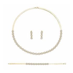 Sembol Gold 14 Ayar Çiçekli Dolunay 27.00 gr Set