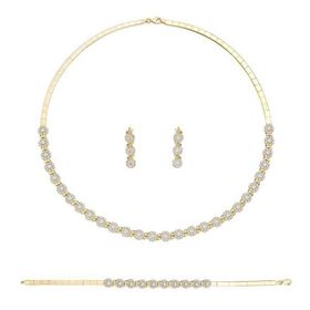 Sembol Gold 14 Ayar Çiçekli Dolunay 27.00 gr Set
