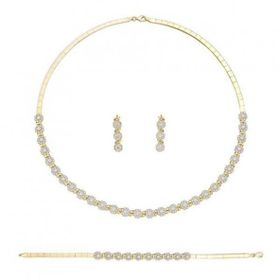 Sembol Gold 14 Ayar Çiçekli Dolunay 27.00 gr Set