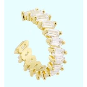 Sembol Gold 14 Ayar Earcuff Baget Taşlı Altın Kıkırdak Küpe