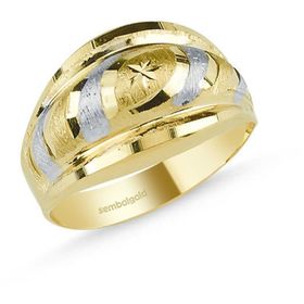 Sembol Gold 14 Ayar Fantazi Modeli Altın Yüzük