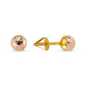 Sembol Gold 14 Ayar İğne Altın Çocuk Küpe