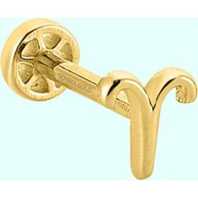 Sembol Gold 14 Ayar Koç Burcu Altın Tragus Piercing