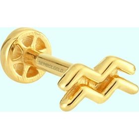 Sembol Gold 14 Ayar Kova Burcu Altın Tragus Piercing