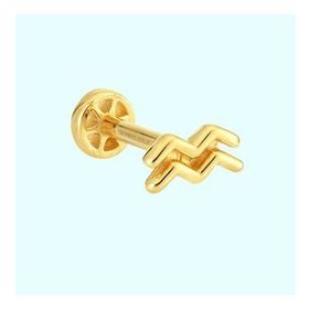 Sembol Gold 14 Ayar Kova Burcu Altın Tragus Piercing
