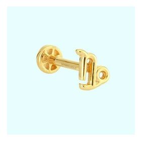 Sembol Gold 14 Ayar Oğlak Burcu Altın Tragus Piercing