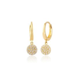 Sembol Gold 14 Ayar Taşlı Altın Küpe