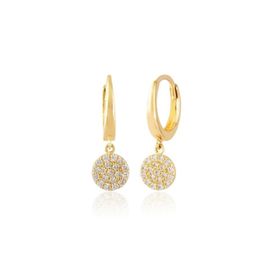 Sembol Gold 14 Ayar Taşlı Altın Küpe