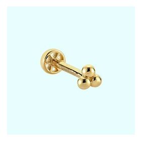 Sembol Gold 14 Ayar Taşsız Altın Cemre Tragus Piercing
