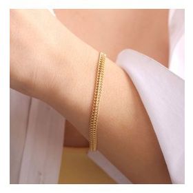 Sembol Gold 14 Ayar Taşsız Altın Viyana Bileklik