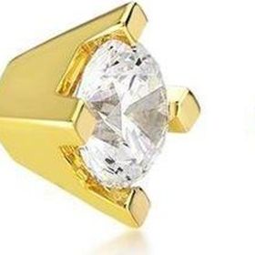 Sembol Gold 14 Ayar Tektaş Altın Küpe