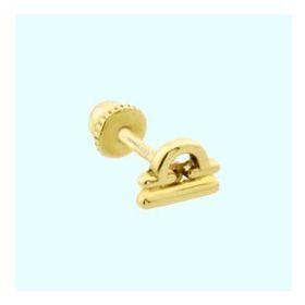Sembol Gold 14 Ayar Terazi Burcu Altın Tragus Piercing